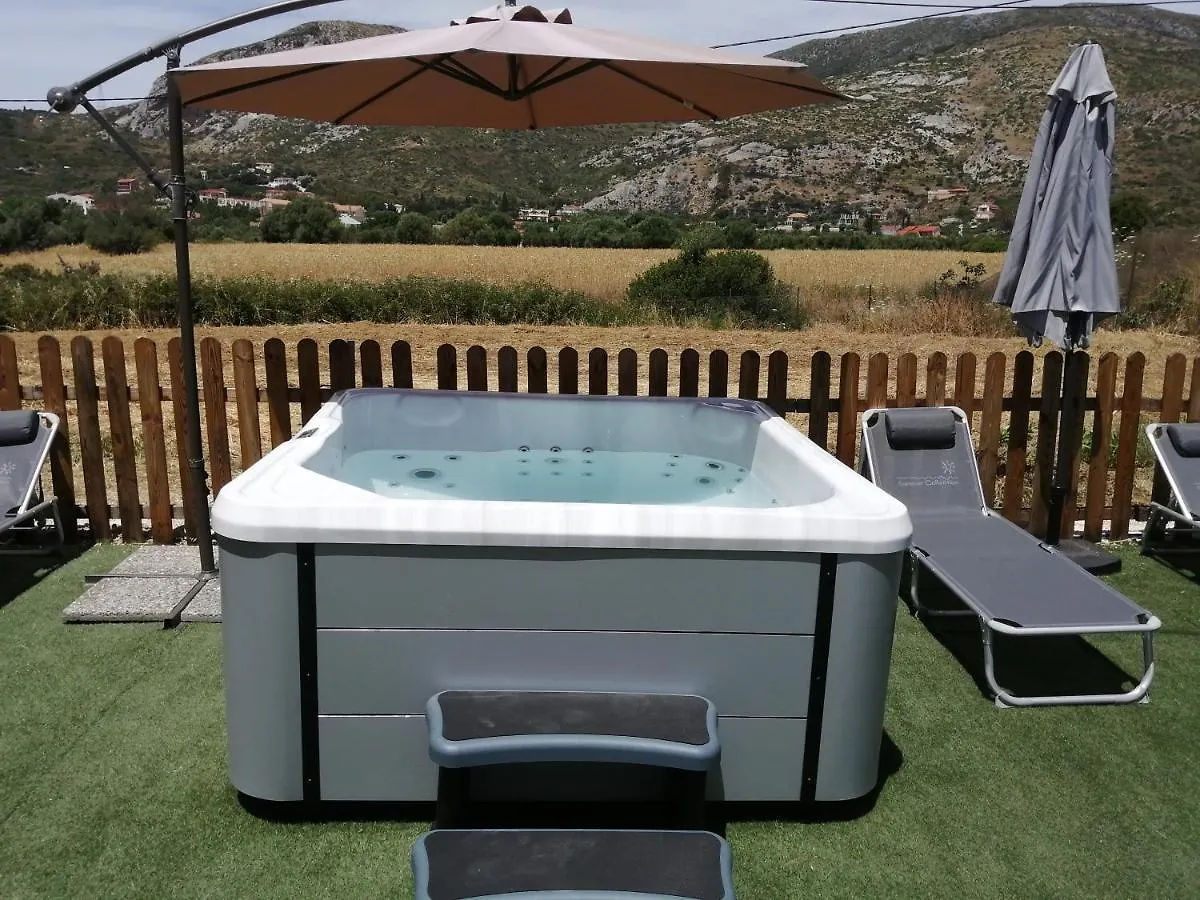 Sunny Coco Mat Villa In Katelios With A Sea View